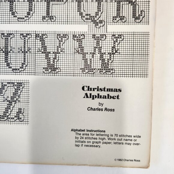 Charles Ross Victorian Christmas Stocking All Hung Cross-Stitch Pattern "John" - Picture 5 of 6